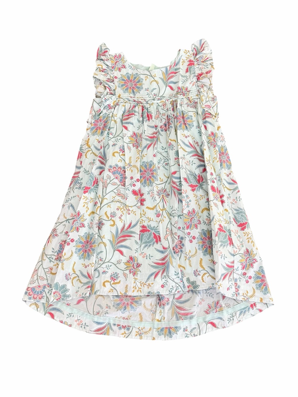 Tea Collection (5y) Floral Ruffle Sleeve Dress
